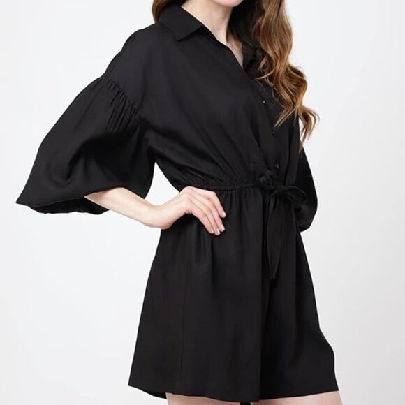 NWT Ms Lavish London Tie Waist Romper - Picture 1 of 5